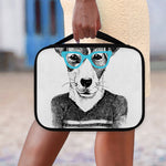 Hipster Jack Russell Terrier Print Classic Bible Case