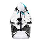 Hipster Jack Russell Terrier Print Dog Zip Up Hoodie