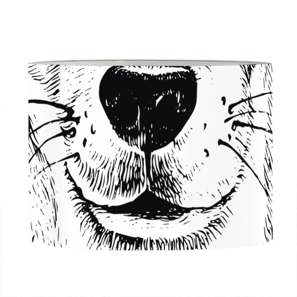 Hipster Jack Russell Terrier Print Drum Lamp Shade