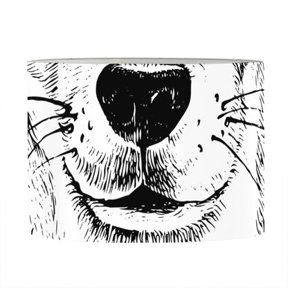 Hipster Jack Russell Terrier Print Drum Lamp Shade
