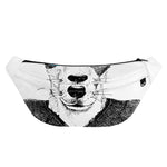 Hipster Jack Russell Terrier Print Fanny Pack