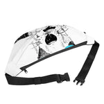 Hipster Jack Russell Terrier Print Fanny Pack