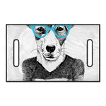 Hipster Jack Russell Terrier Print Golf Cart Seat Cover