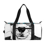 Hipster Jack Russell Terrier Print Gym Bag