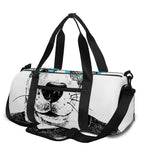 Hipster Jack Russell Terrier Print Gym Bag