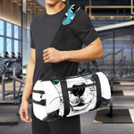 Hipster Jack Russell Terrier Print Gym Bag