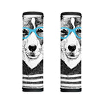 Hipster Jack Russell Terrier Print Handle Covers