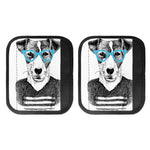 Hipster Jack Russell Terrier Print Handle Covers
