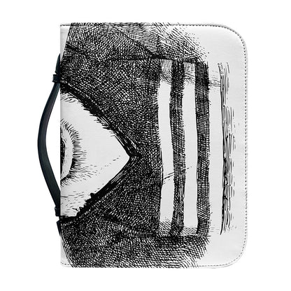 Hipster Jack Russell Terrier Print Leather Bible Cover