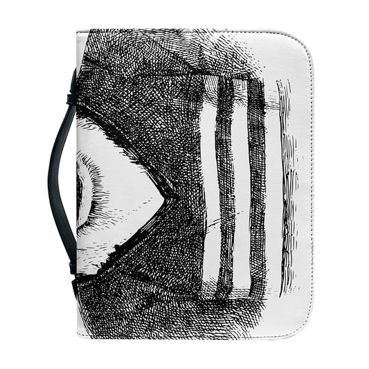 Hipster Jack Russell Terrier Print Leather Bible Cover