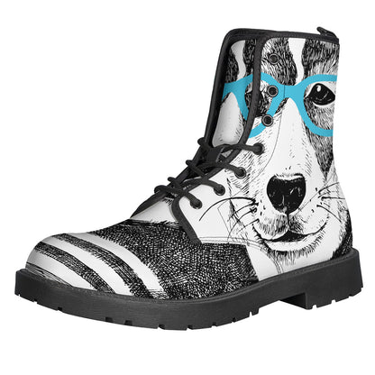 Hipster Jack Russell Terrier Print Backpack