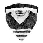 Hipster Jack Russell Terrier Print Over The Collar Dog Bandana