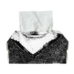 Hipster Jack Russell Terrier Print Rectangle Tissue Box Cover