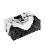 Hipster Jack Russell Terrier Print Rectangle Tissue Box Cover