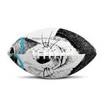 Hipster Jack Russell Terrier Print Rugby Ball