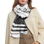 Hipster Jack Russell Terrier Print Scarf