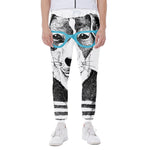 Hipster Jack Russell Terrier Print Scuba Joggers