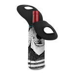 Hipster Jack Russell Terrier Print Single Neoprene Wine Tote