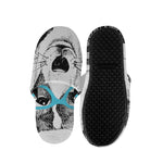 Hipster Jack Russell Terrier Print Slippers