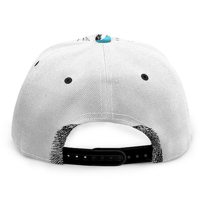 Hipster Jack Russell Terrier Print Snapback Cap