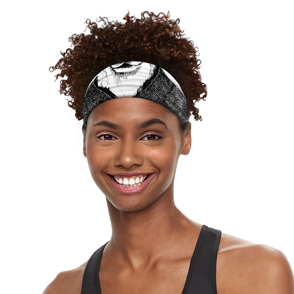 Hipster Jack Russell Terrier Print Sports Headband