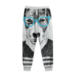 Hipster Jack Russell Terrier Print Sweatpants