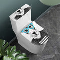 Hipster Jack Russell Terrier Print Toilet Lid And Tank Cover Set