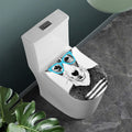 Hipster Jack Russell Terrier Print Toilet Lid Cover