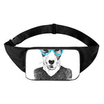 Hipster Jack Russell Terrier Print Waist Bag