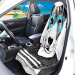 Hipster Jack Russell Terrier Print Waterproof Car Seat Cover