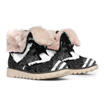 Hipster Jack Russell Terrier Print Winter Boots