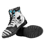 Hipster Jack Russell Terrier Print Work Boots