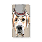 Hipster Labrador Retriever Print Baby Crib Sheet