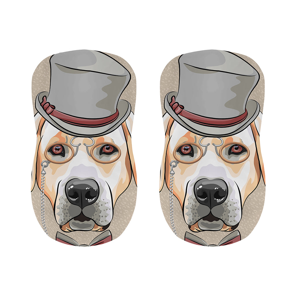 Hipster Labrador Retriever Print Bar Stool Covers