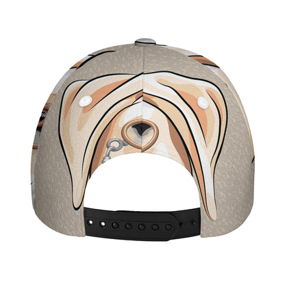 Hipster Labrador Retriever Print Baseball Cap