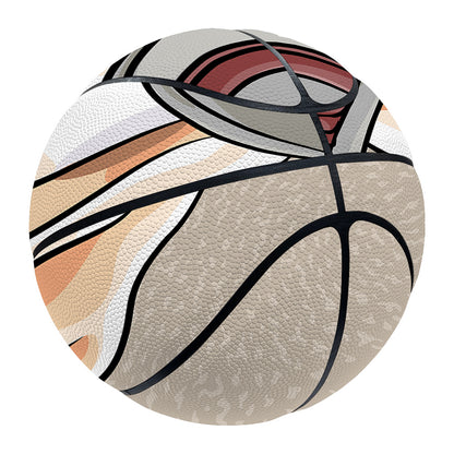 Hipster Labrador Retriever Print Basketball