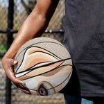 Hipster Labrador Retriever Print Basketball