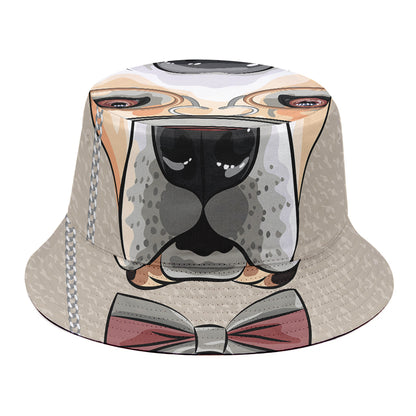 Hipster Labrador Retriever Print Bucket Hat