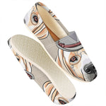Hipster Labrador Retriever Print Casual Shoes