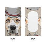 Hipster Labrador Retriever Print Changing Pad Cover