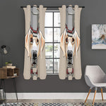 Hipster Labrador Retriever Print Curtain