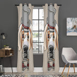 Hipster Labrador Retriever Print Curtain