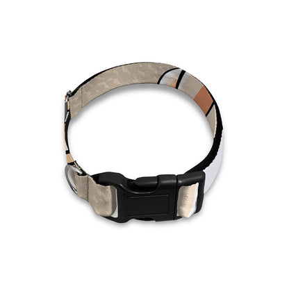 Hipster Labrador Retriever Print Dog Collar