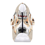 Hipster Labrador Retriever Print Dog Zip Up Hoodie