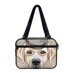Hipster Labrador Retriever Print Double Strap Bible Bag