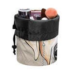 Hipster Labrador Retriever Print Drawstring Makeup Bag