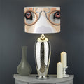 Hipster Labrador Retriever Print Drum Lamp Shade
