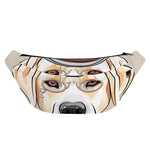 Hipster Labrador Retriever Print Fanny Pack