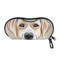 Hipster Labrador Retriever Print Glasses Case