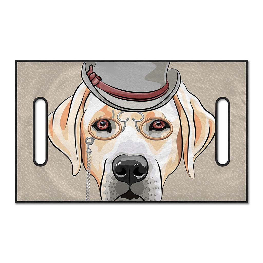 Hipster Labrador Retriever Print Golf Cart Seat Cover